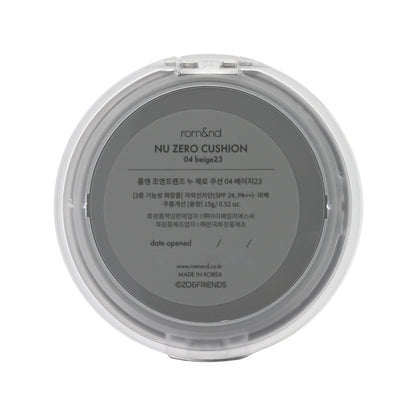 Rom&nd Zo&friends SPF24PA++Nu Zero Cushion #04 Beige23 15g