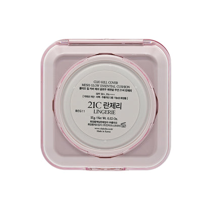 Clio SPF50+PA++++ Kill Cover Mesh Glow Essential Cushion #21C 15gx2pcs