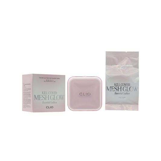 Clio SPF50+PA++++ Kill Cover Mesh Glow Essential Cushion #21N 15g x 2pcs