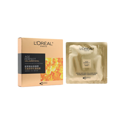 L'Oreal Paris Age Perfect Collagen Royal Cream-Infused Collagen Mask 5pcs