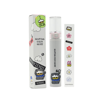 Rom&nd Zo&friends Glasting Color Gloss #01 Peony Ballet 1pc