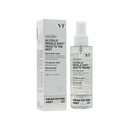 VT Glycolic Acid Reedle Shot Head to Toe Mist 120ml