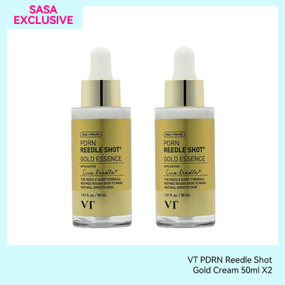 VT PDRN Reedle Shot Gold Essence 30ml X2