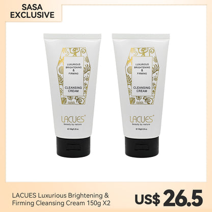LACUES Luxurious Brightening & Firming Cleansing Cream 150g X2