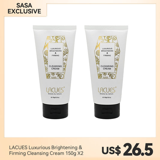 LACUES Luxurious Brightening &Firming Cleansing Cream 150g X2