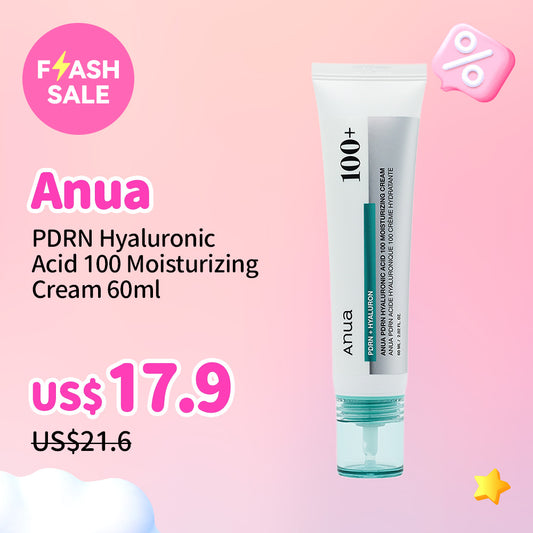 Anua PDRN Hyaluronic Acid 100 Moisturizing Cream 60ml