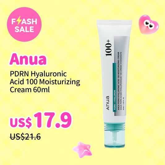 Anua PDRN Hyaluronic Acid 100 Moisturizing Cream 60ml