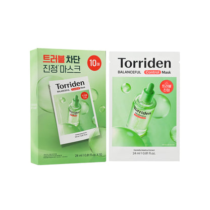 Torriden Balanceful Cica Control Mask Sheet 10pcs