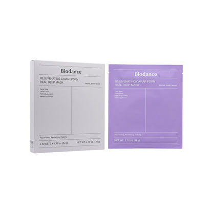 Biodance Rejuvenating Caviar PDRN Real Deep Mask 4pcs