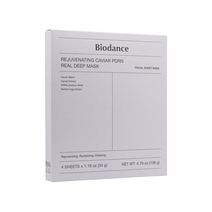 Biodance Rejuvenating Caviar PDRN Real Deep Mask 4pcs