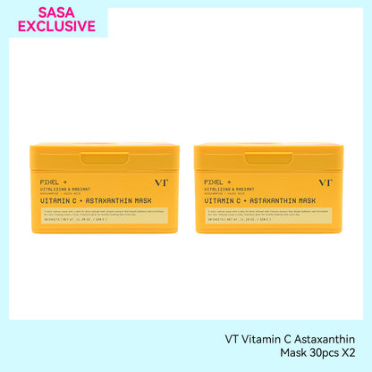 VT Vitamin C Astaxanthin Mask 30pcs X2