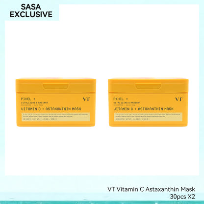 VT Vitamin C Astaxanthin Mask 30pcs X2