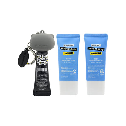 Cell Fusion C Zo&Friends SPF50+PA++++ Aquatica Cooling Sunscreen Set 3pcs