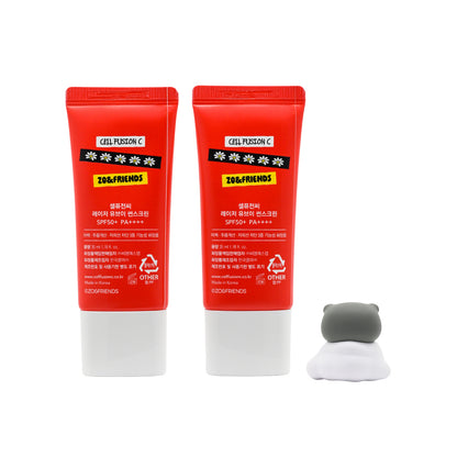 Cell Fusion C Zo&Friends SPF50+PA++++ Laser UV Sunscreen Set 3pcs