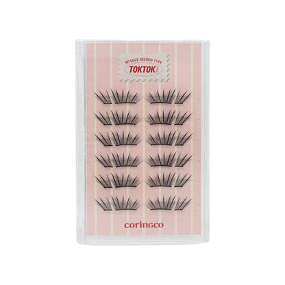 CORINGCO Tok Tok Hara No Glue Eyelash #Ready 24pcs