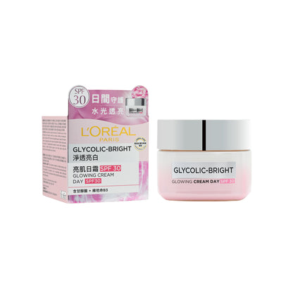 L'Oreal Paris Glycolic Bright Glowing Day Cream SPF30 50ml
