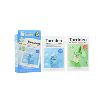 Torriden Dive In Low Molecular Hyaluronic Acid Mask Set 12pcs