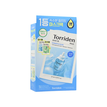 Torriden Dive In Low Molecular Hyaluronic Acid Mask Set 12pcs