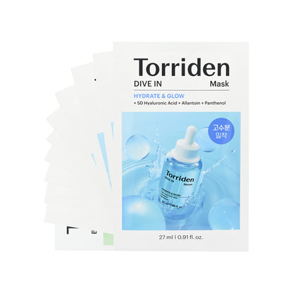 Torriden Dive In Low Molecular Hyaluronic Acid Mask Set 12pcs