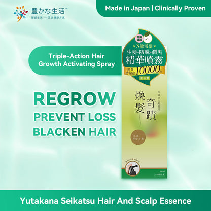 Yutakana Seikatsu Hair Supplement & Essence Set 2pcs