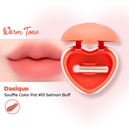 Dasique Souffle Color Pot #01 Salmon Buff 6.5g
