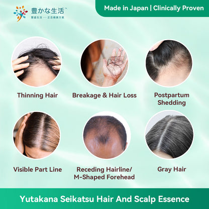 Yutakana Seikatsu Hair And Scalp Essence 80ml