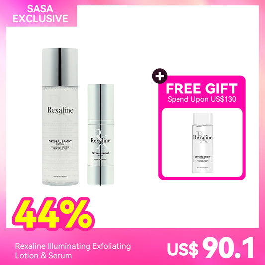 Rexaline Illuminating Exfoliating Lotion & Serum