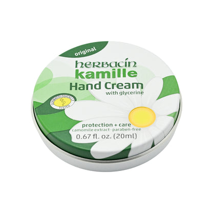 Herbacin Kamille Original Hand Cream with Glycerine - Tin 20ml