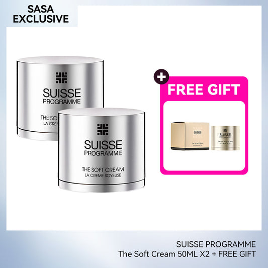 Suisse Programme The Soft Cream 50ML X2 + FREE GIFT