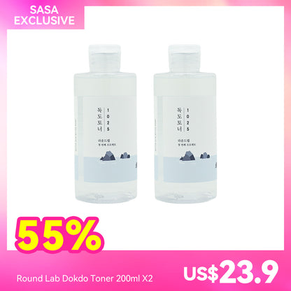 Round Lab Dokdo Toner 200ml X2