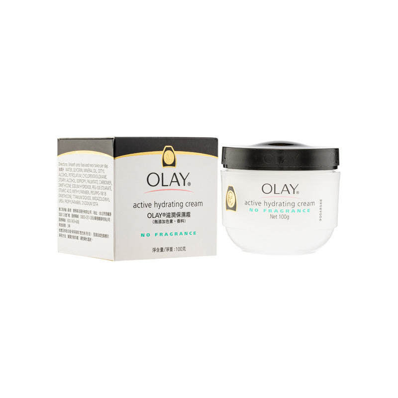 Olay Active Hydrating Cream No Fragrance 100g | Sasa Global eShop