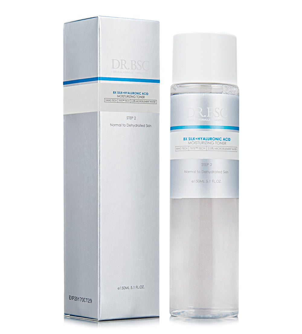 8X Silk+Hyaluronic Acid Moisturizing Toner