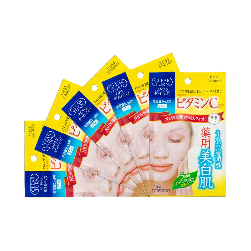 Kose Cosmeport White Mask Vitamin C 5PCS | Sasa Global eShop