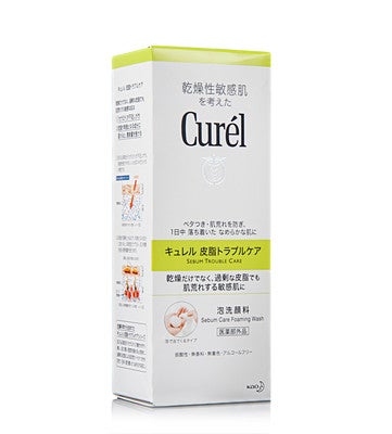 Curel 深层控油保湿泡沫洁面乳 (150毫升)