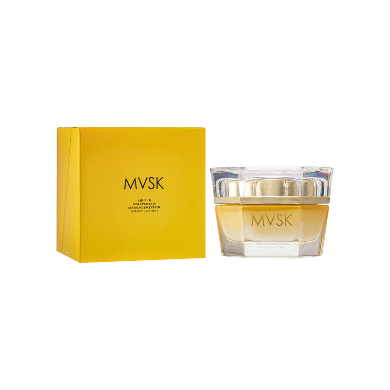 Mvsk 24K Gold - Sheep Placenta Restoring Face Cream 50ML