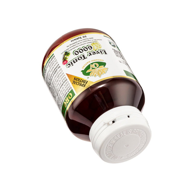Organic Nature Liver Tonic 6000Mg 50Tablets | Sasa Global eShop
