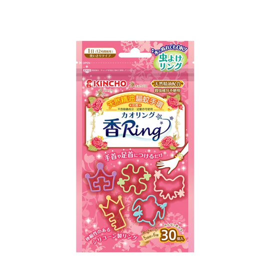 Kincho Insect Repellent Ring Floral Scent 30PCS