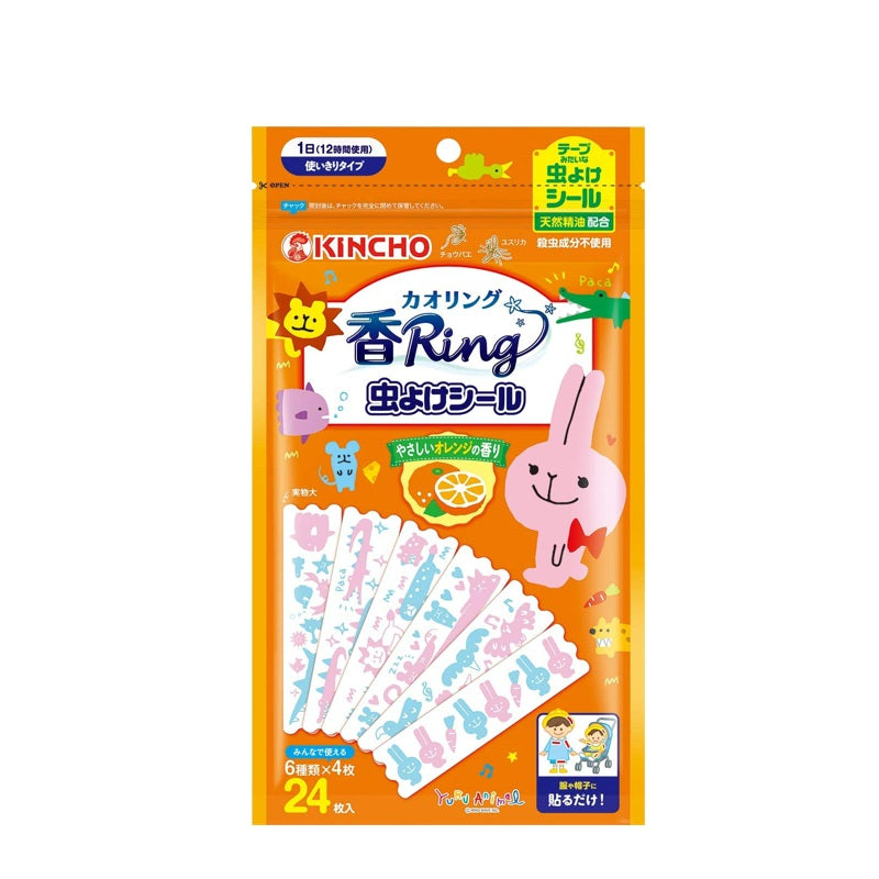 Kincho Insect Repellent Sticker Floral Scent 24 PCS