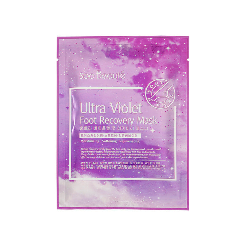 Soo Beauté Ultra Violet Foot Recovery Mask 1PairS