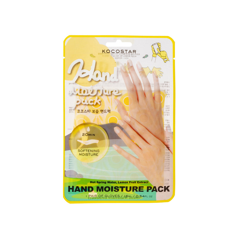 Kocostar Hand Moisture Pack – Yellow 1Pair | Sasa Global eShop