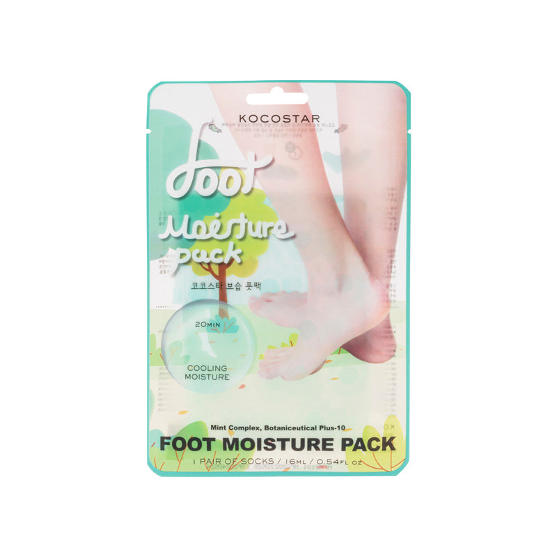 Kocostar 舒缓保湿护脚膜(绿色) (果香味) 1对装