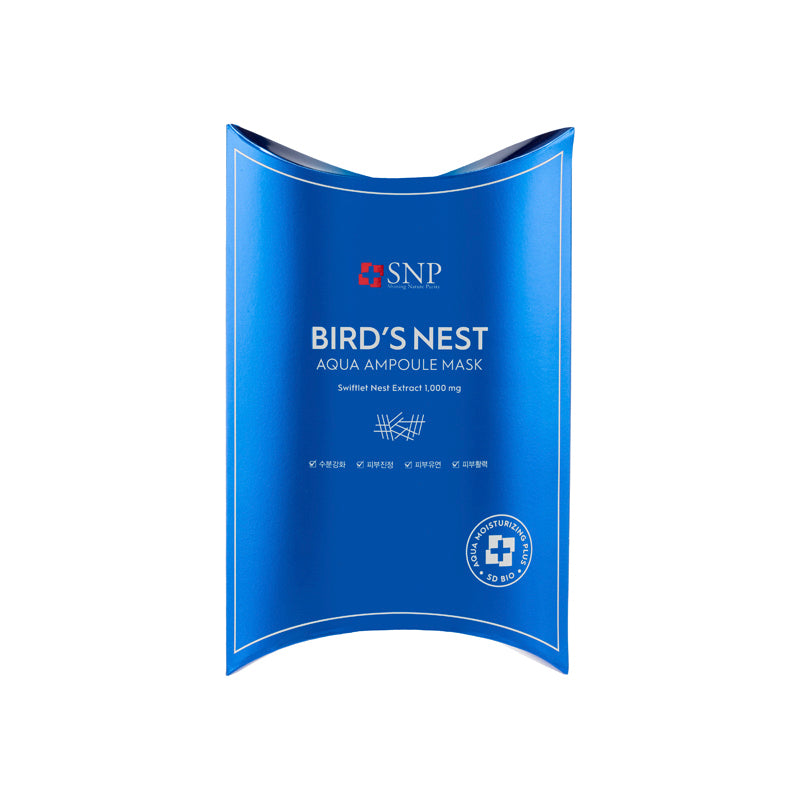 Snp Bird's Nest Aqua Ampoule Mask  25mlx10pcs | Sasa Global eShop