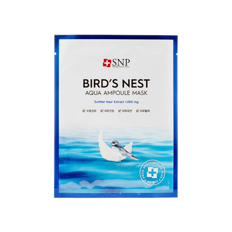 Snp Bird's Nest Aqua Ampoule Mask  25mlx10pcs | Sasa Global eShop