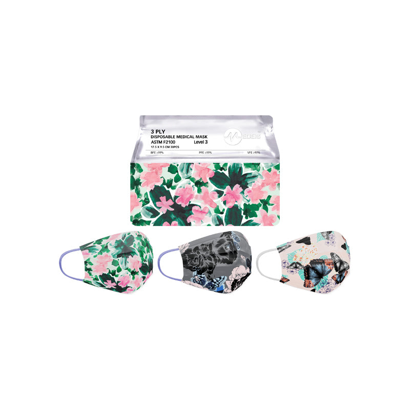 Medeis Disposable Medical Mask - Spring Garden 30PCS | Sasa Global eShop