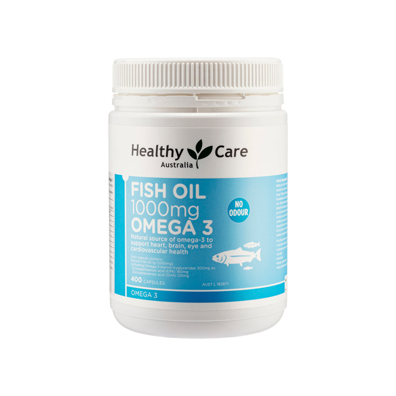 Healthy Care Fish Oil-1000 400Capsules | Sasa Global eShop