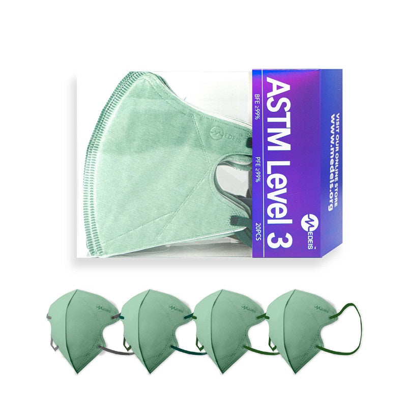 Medeis 3D Disposable Medical Mask - Silk Jade 20PCS