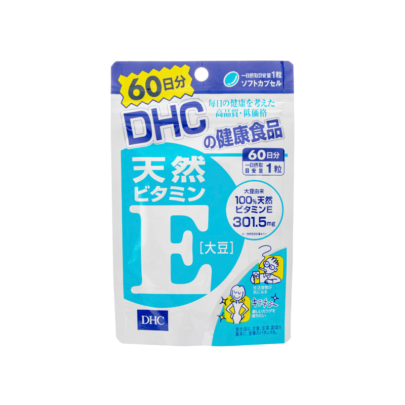 Dhc Natural Vitamin E Soybean 60Tablets