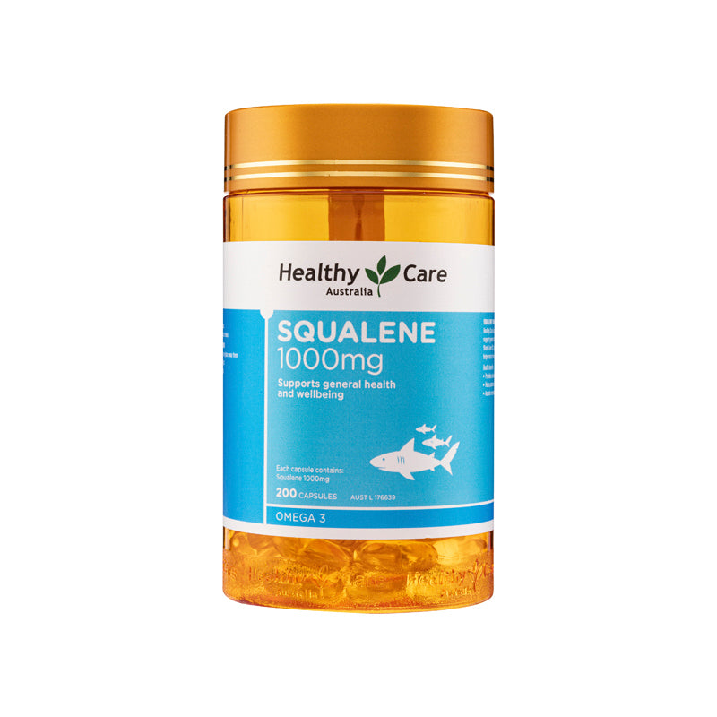 Healthy Care Squalene 1000Mg  200 Capsules | Sasa Global eShop