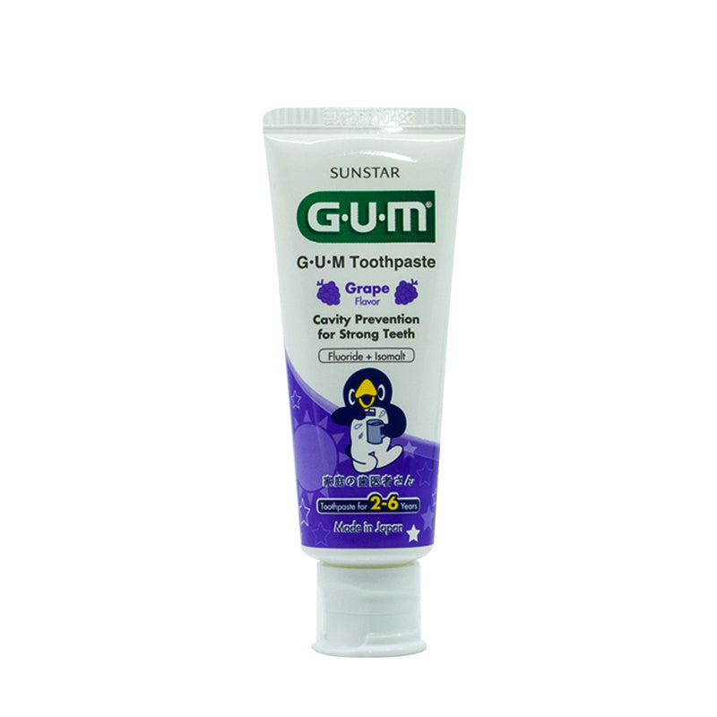 Sunstar G.U.M Toothpaste 2-6 Years Grape 70G | Sasa Global eShop