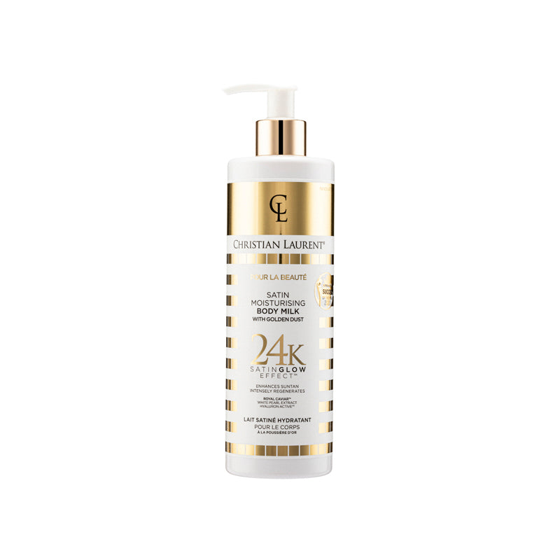 SILKY QUEEN Luxury Milk Lotion 450ml 2本組 Christian Laurent Satin Moisturizing Body Milk With Golden Dust